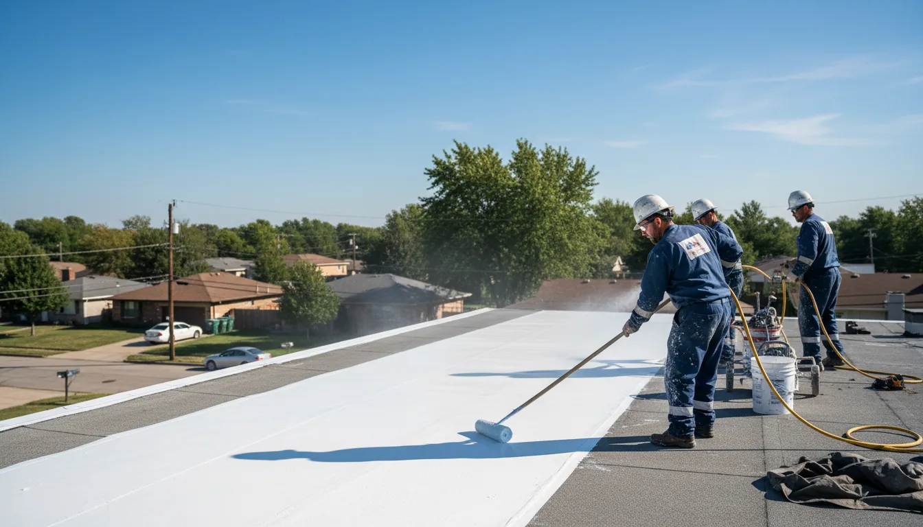 Commercial roof coating in Edinboro, PA near me